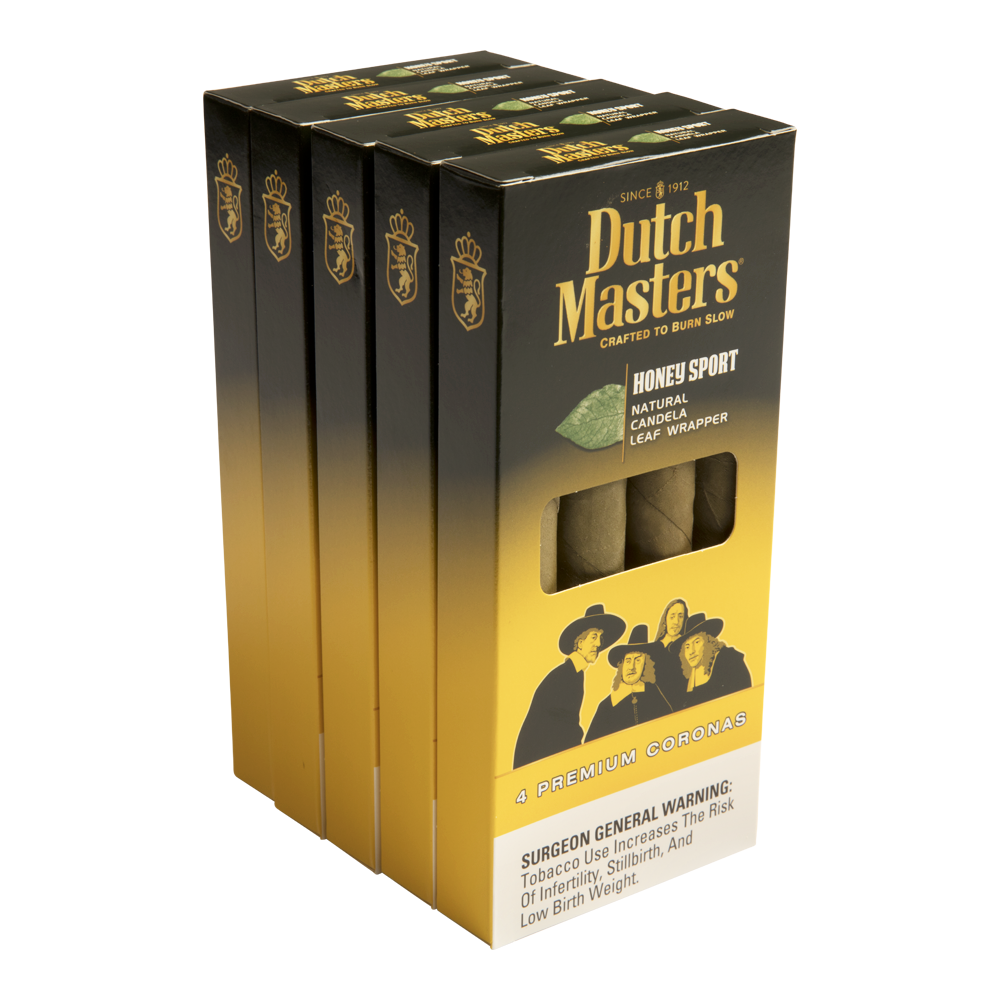 Dutch Masters Honey Sport / 5.63 x 43 5 Packs of 4 (20 total)