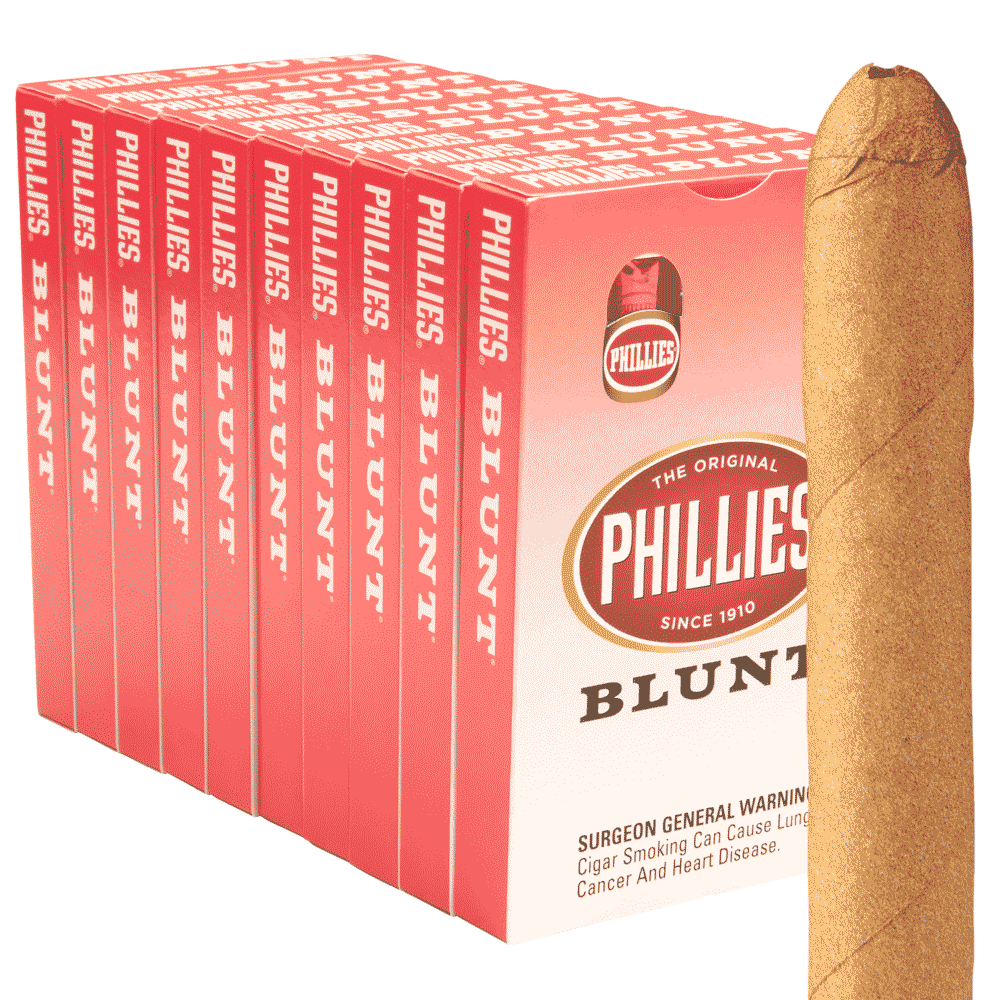 Phillies Cigars Blunt Strawberry / 4.88 x 42 10 Packs of 5 (50 total)