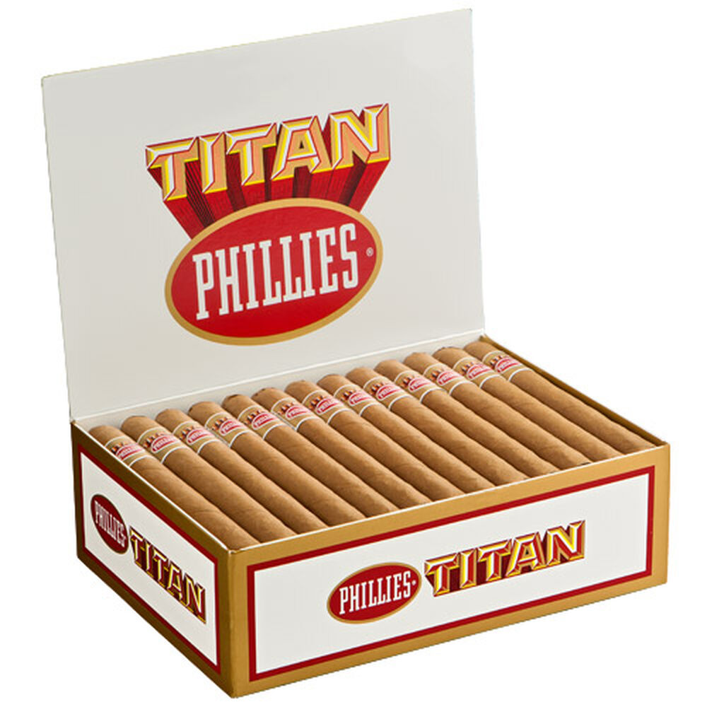 Phillies Cigars Titan / 6.25 x 44 10 Packs of 5 (50 total)