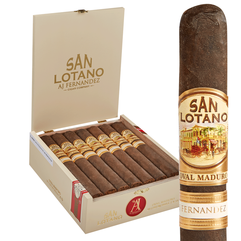 San Lotano Oval Maduro by AJ Fernandez Box of 20