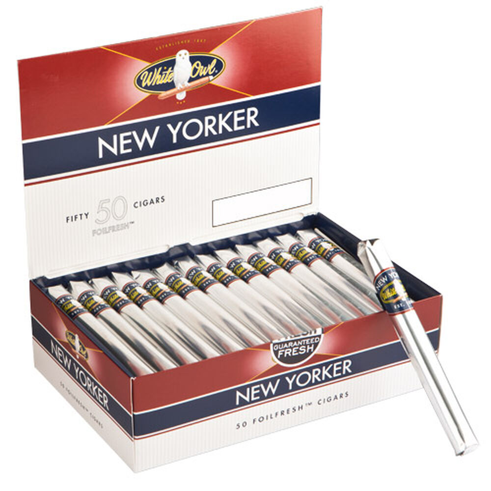 White Owl New Yorker / 5.5 x 42 10 Packs of 5 (50 total)