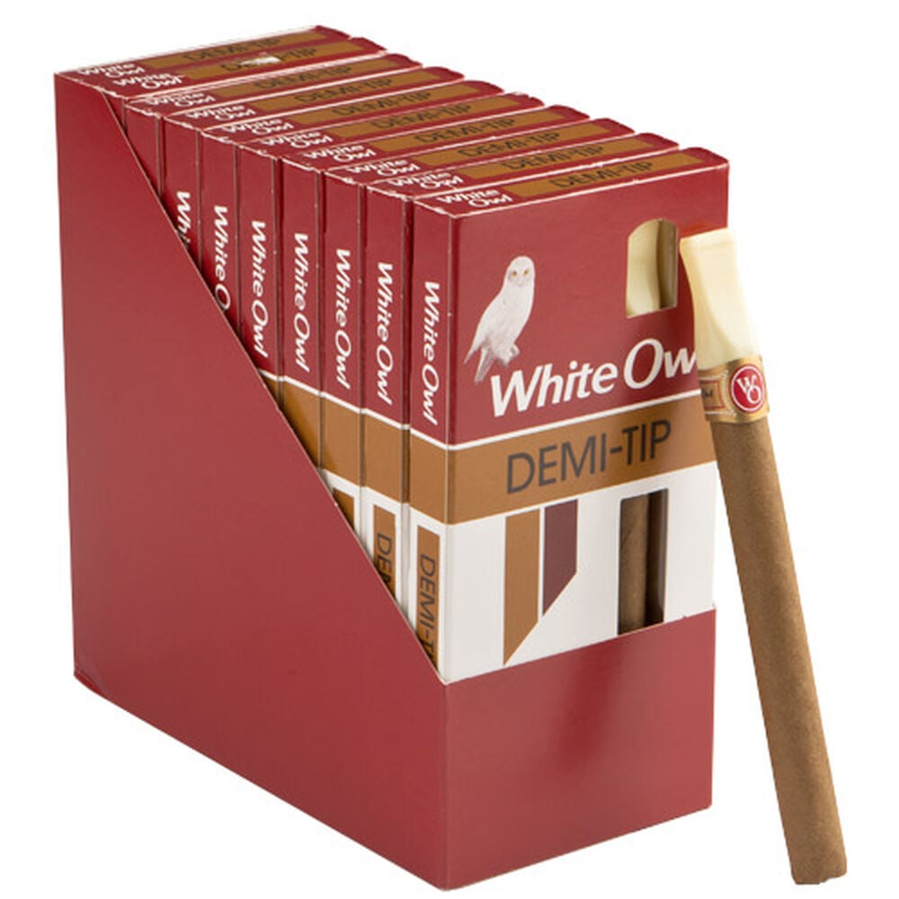 White Owl Demi Tip / 4.5 x 28 Box of 50