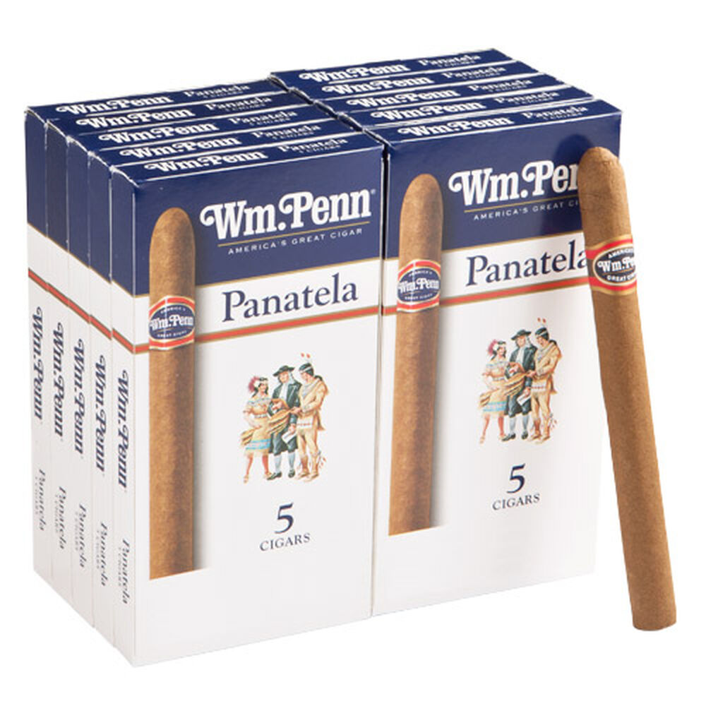 William Penn Panatela / 5.25 x 34 10 Packs of 5 (50 total)