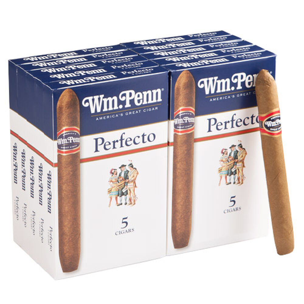 William Penn Perfecto / 5.25 x 40 10 Packs of 5 (50 total)