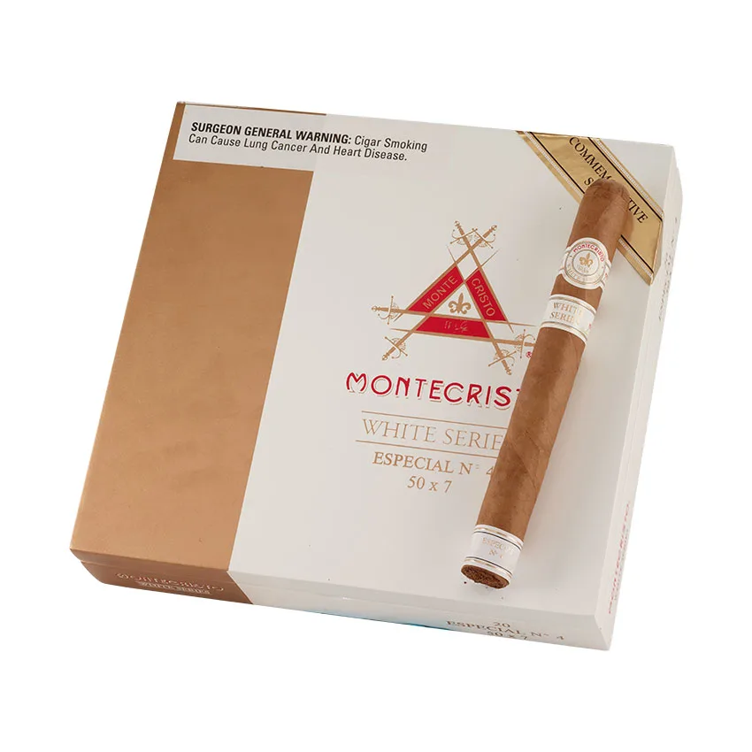 Montecristo White Especial No4 Natural | Churchill | Box of 20