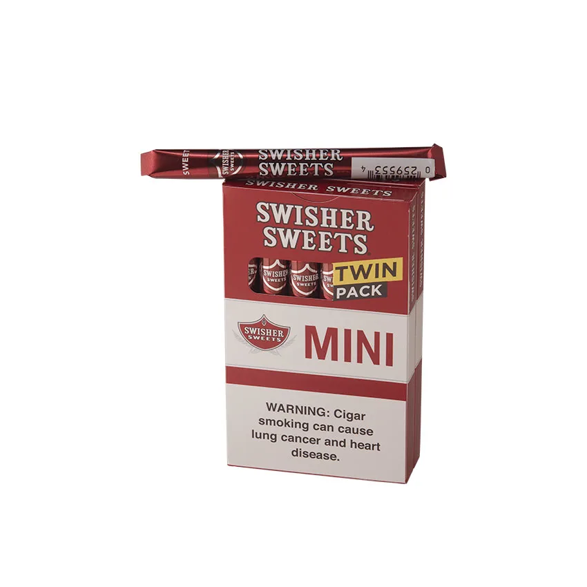 Swisher Sweets Mini Cigarillos B1G1 (12) Natural | Cigarillo | Pack of 12