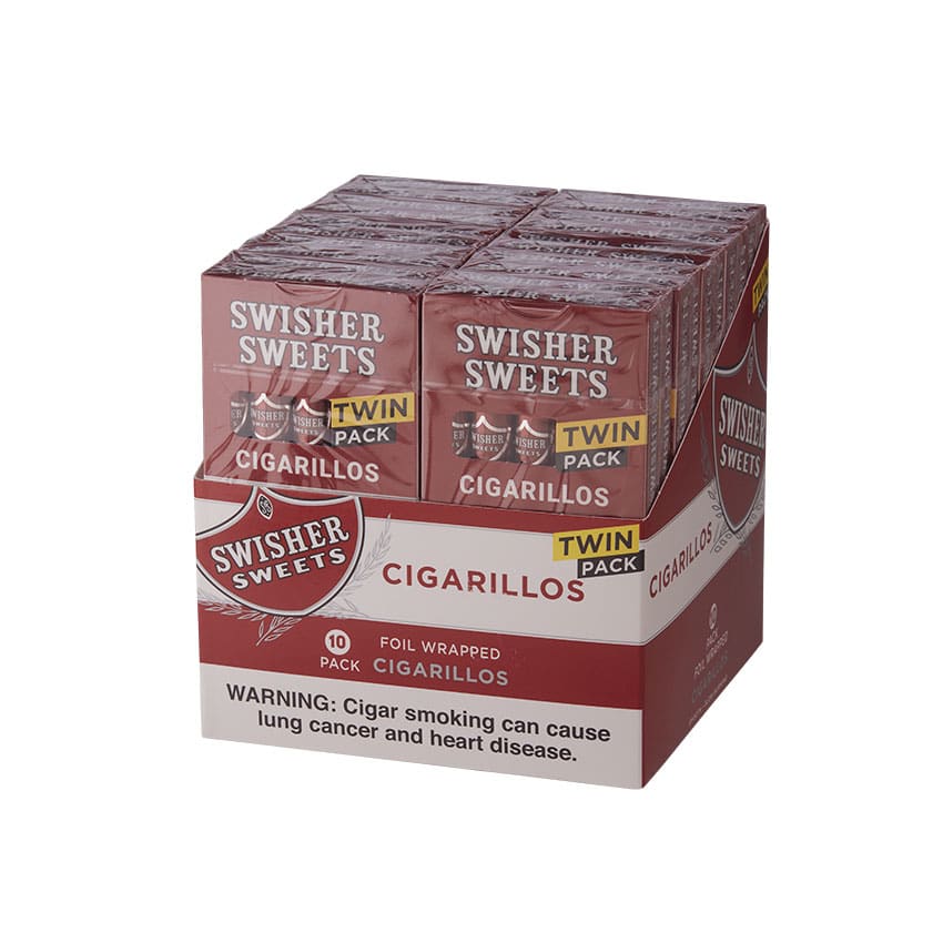 Swisher Sweet Cigarillos Twin Pack Natural | Cigarillo | Pack of 100