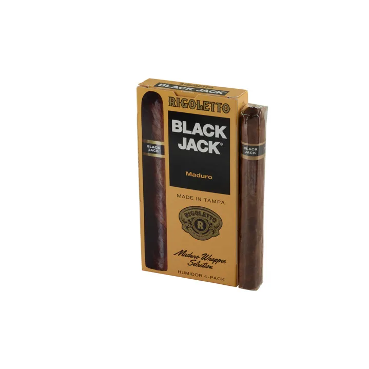 Rigoletto Black Jack (4) Maduro | Corona | Pack of 4