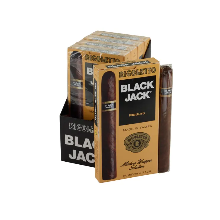 Rigoletto Black Jack (4) Maduro | Corona | Pack of 20
