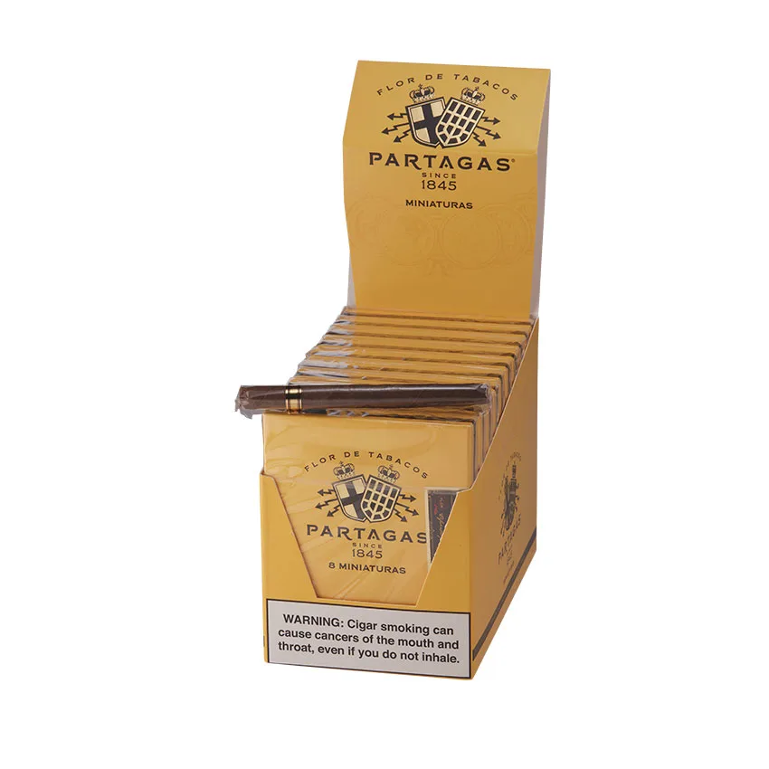 Partagas Miniatures (8) Natural | Cigarillo | Pack of 80