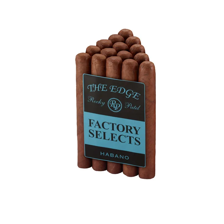 Rocky Patel Factory Selects Edge Habano Toro Natural | Toro | Bundle of 15