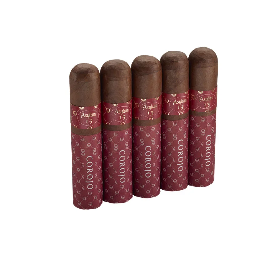 Asylum 13 Corojo 80 X 6 Natural | Gigante | Pack of 5