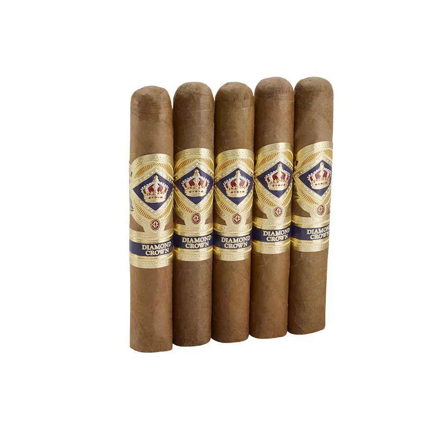 Diamond Crown Classic Double Robusto No. 4 Natural | Robusto | Pack of 5