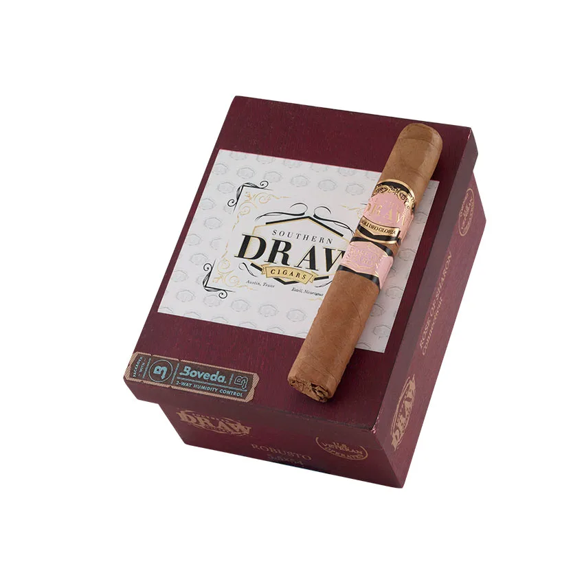 Southern Draw Rose Of Sharon Robusto Natural | Robusto | Box of 20