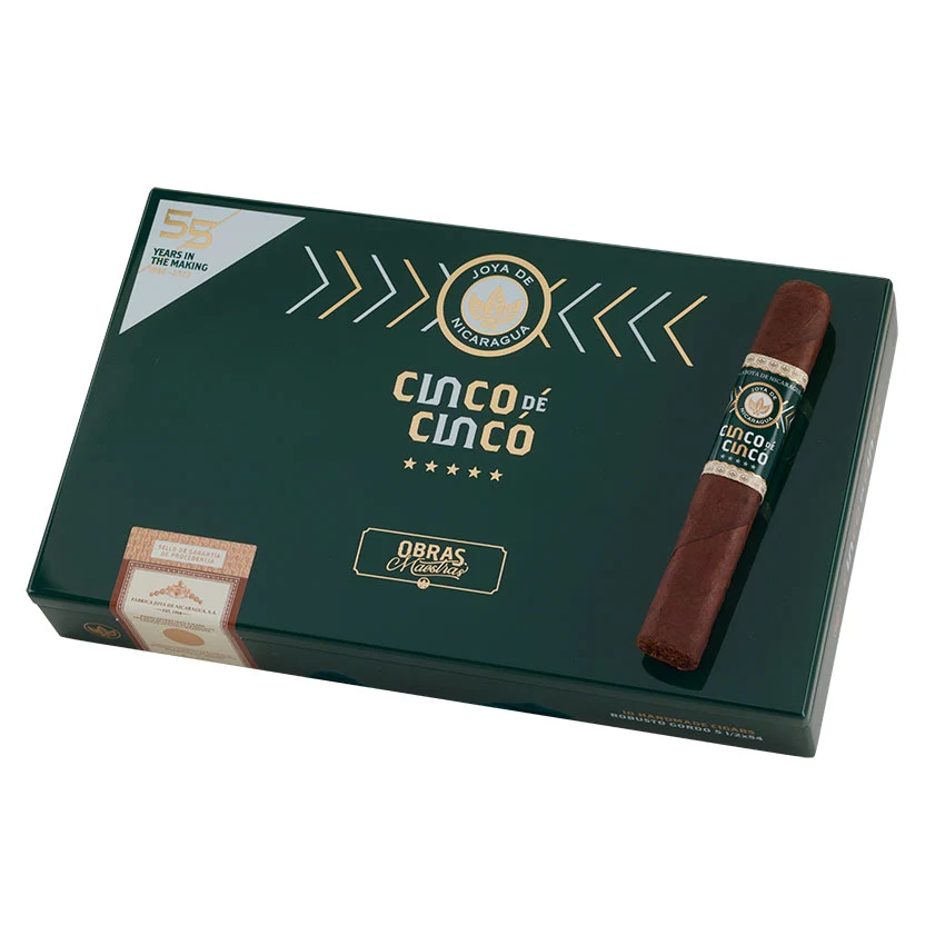 Joya De Nicaragua Cinco De Cinco Robusto Gordo Natural | Robusto | Box of 10
