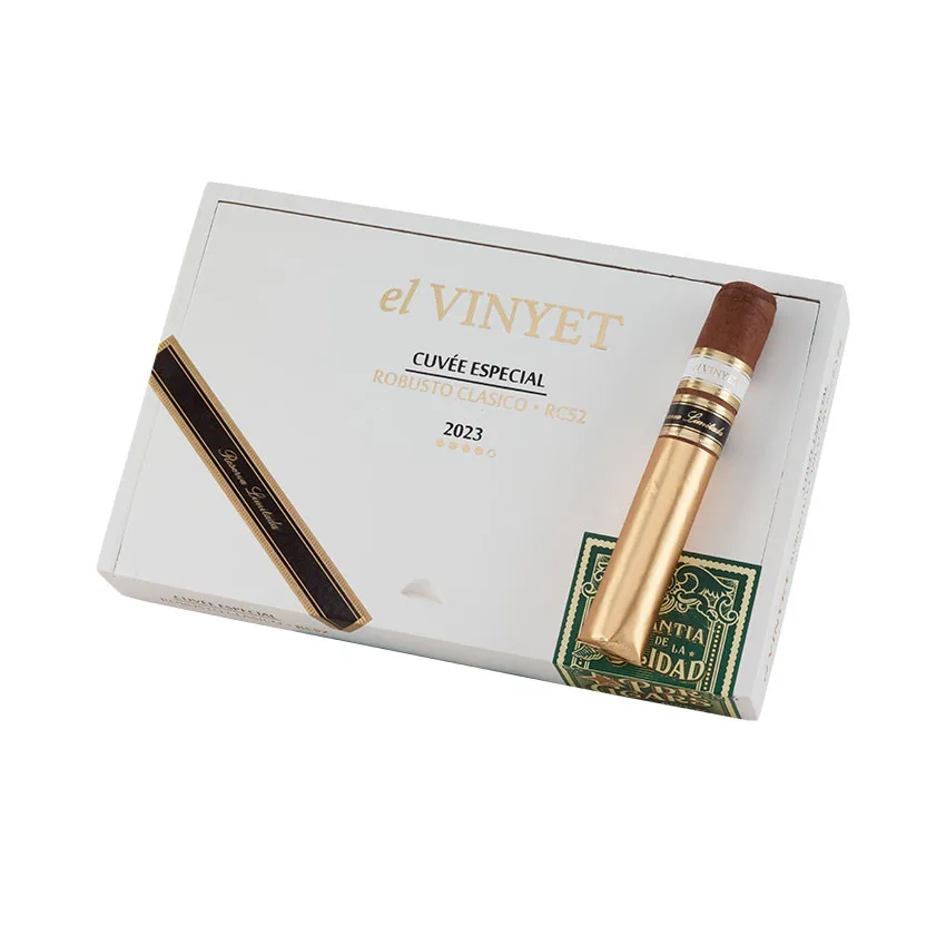 El Vinyet Cuvee Especial 2023 Robusto Dark Natural | Robusto | Box of 10
