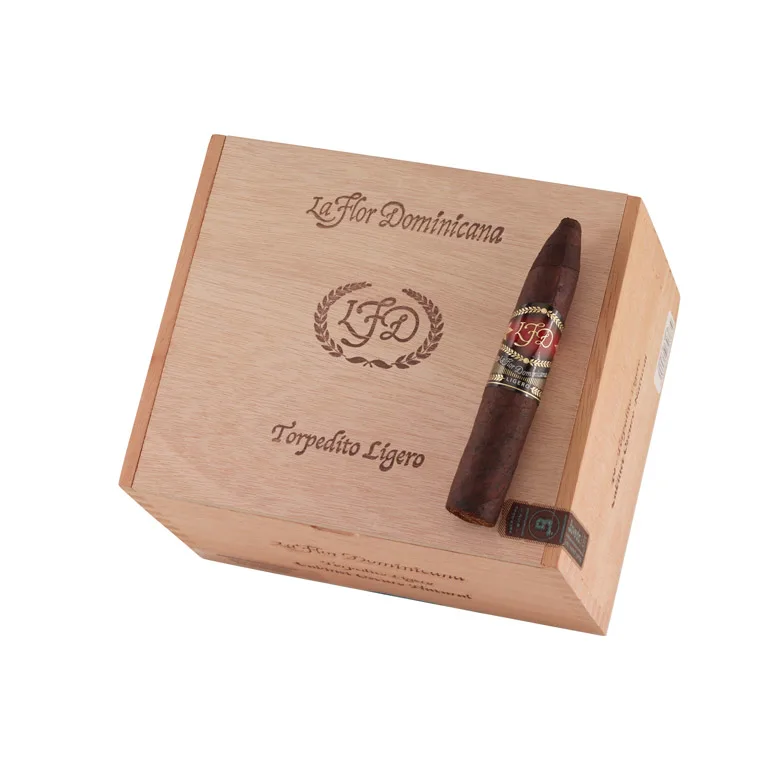 La Flor Dominicana Ligero Cabinet Oscuro Torpedito | Torpedo | Box of 40