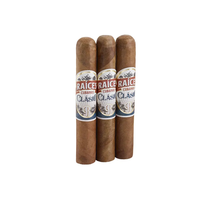 Raices Cubanas Clasico Robusto Natural | Robusto | Pack of 3