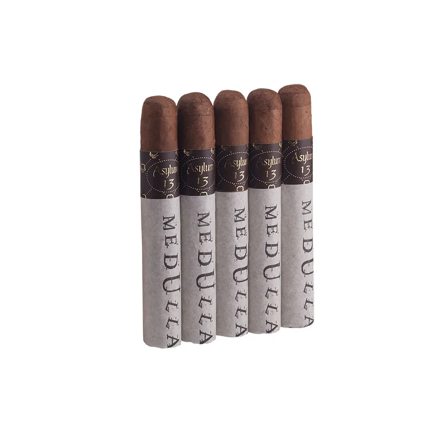 Asylum 13 Medulla 50 X 5 Natural | Corona Gorda | Pack of 5