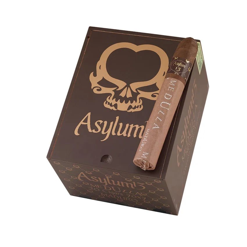 Asylum 13 Medulla Maduro 70 X 7 | Gigante | Box of 20