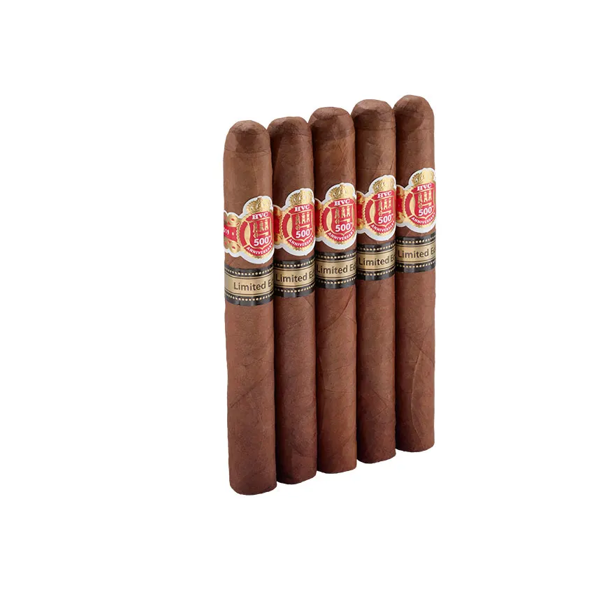 HVC 500 Years Anniversary Selectos Natural | Corona Gorda | Pack of 5