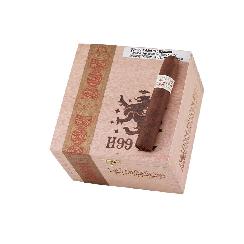 Drew Estate Liga Privada Connecticut H99 Robusto Natural | Robusto | Box of 24