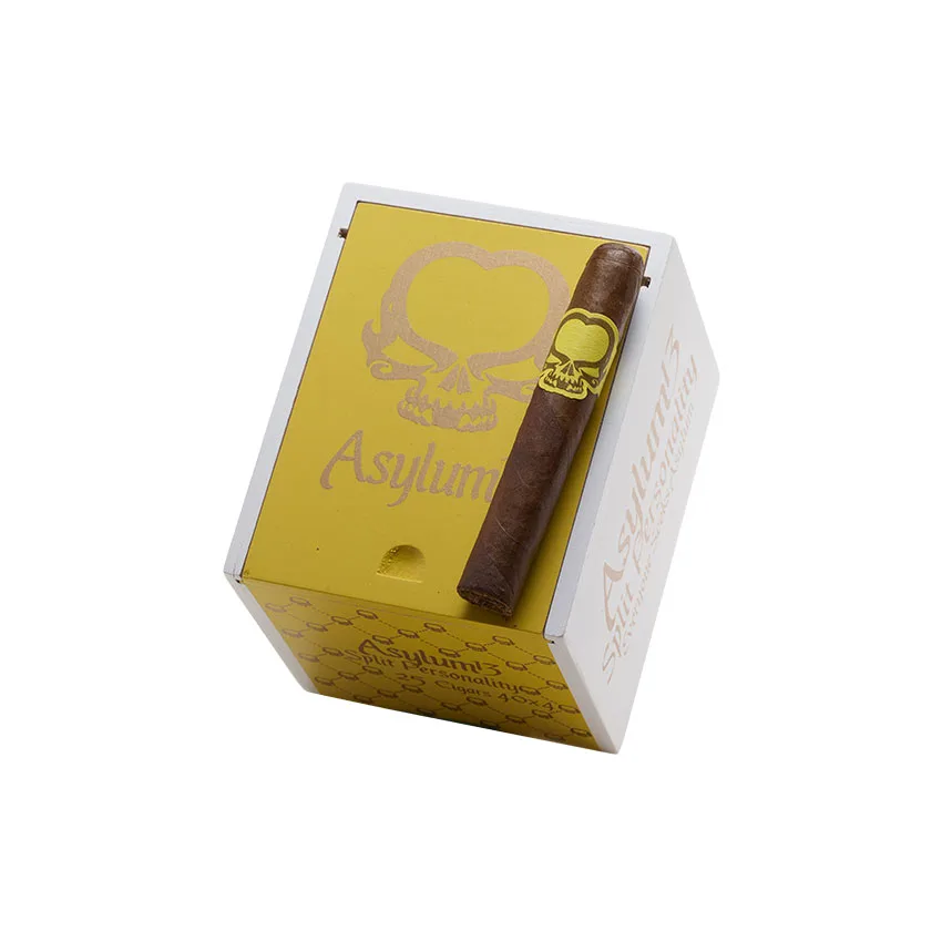 Asylum 13 Split Personality 40x4 Natural | Petite Corona | Box of 25