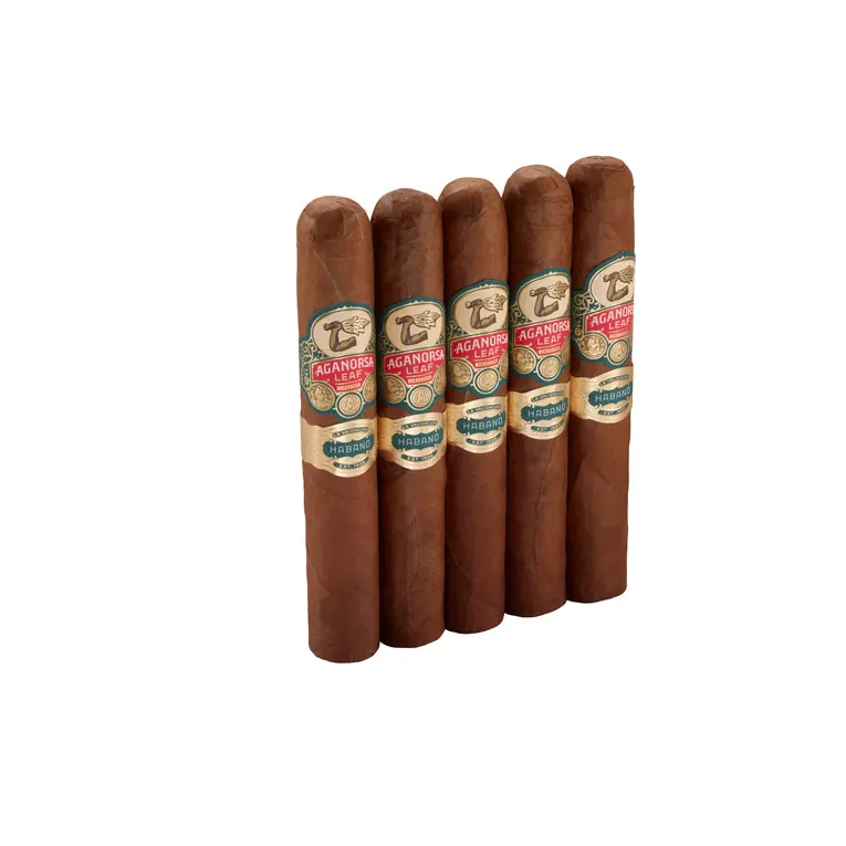 Aganorsa Leaf Habano Gran Toro Natural | Double Toro | Pack of 5