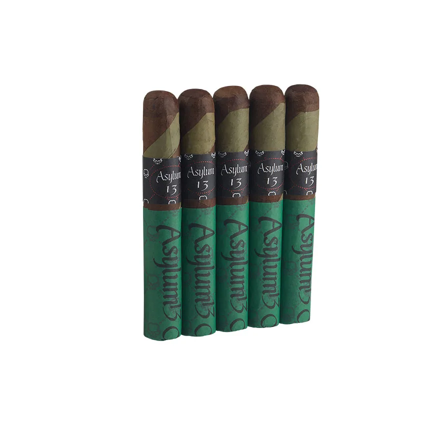 Asylum 13 Ogre 50x5 Barber Pole | Robusto | Pack of 5