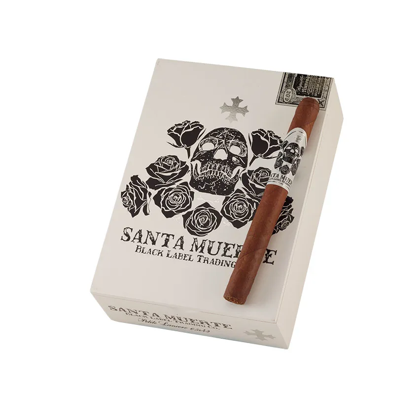 Black Label Santa Muerte Petite Lancero Natural | Lancero | Box of 20