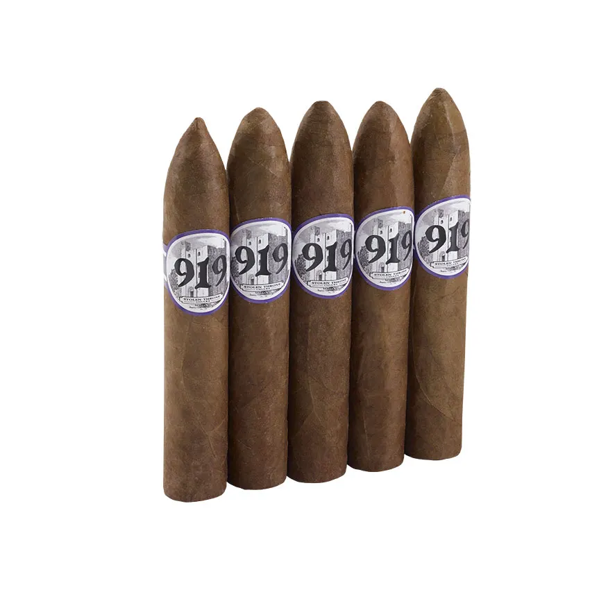 Stolen Throne Castle 919 Belicoso Fino Natural | Belicoso | Pack of 5