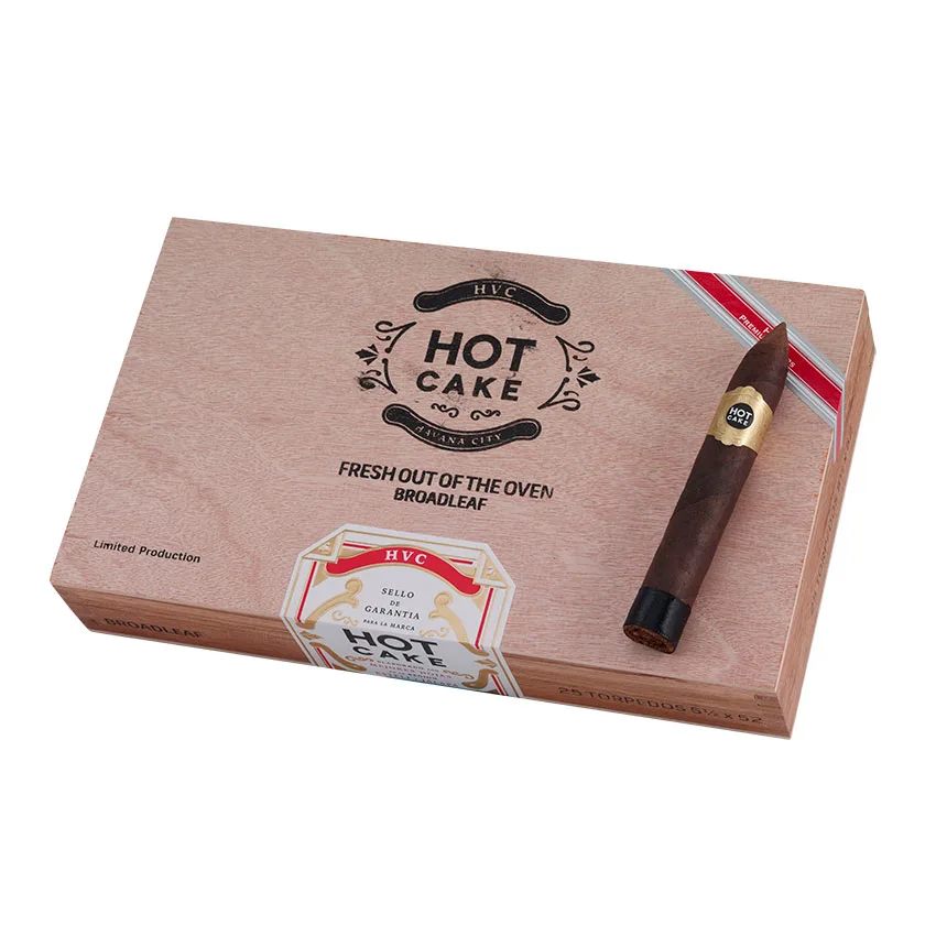 HVC Hot Cake Broadleaf Torpedo Maduro | Torpedo | Box of 25