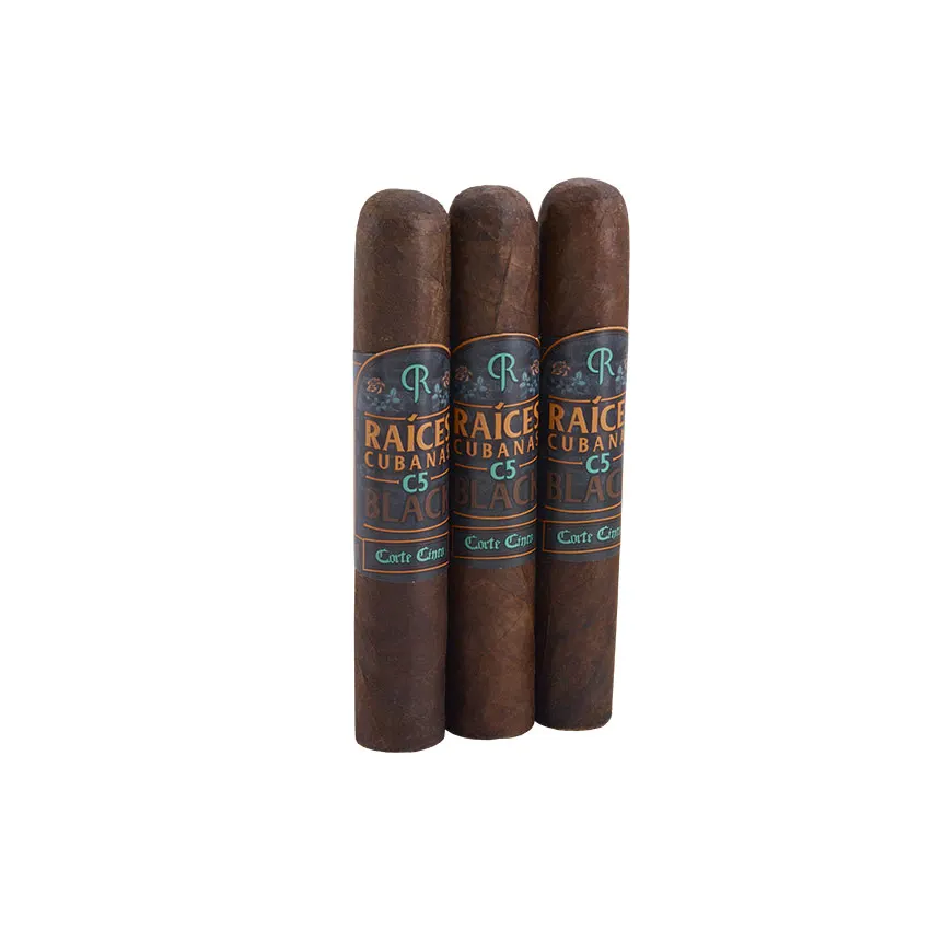 Raices Cubanas C5 Black Robusto Maduro | Robusto | Pack of 3