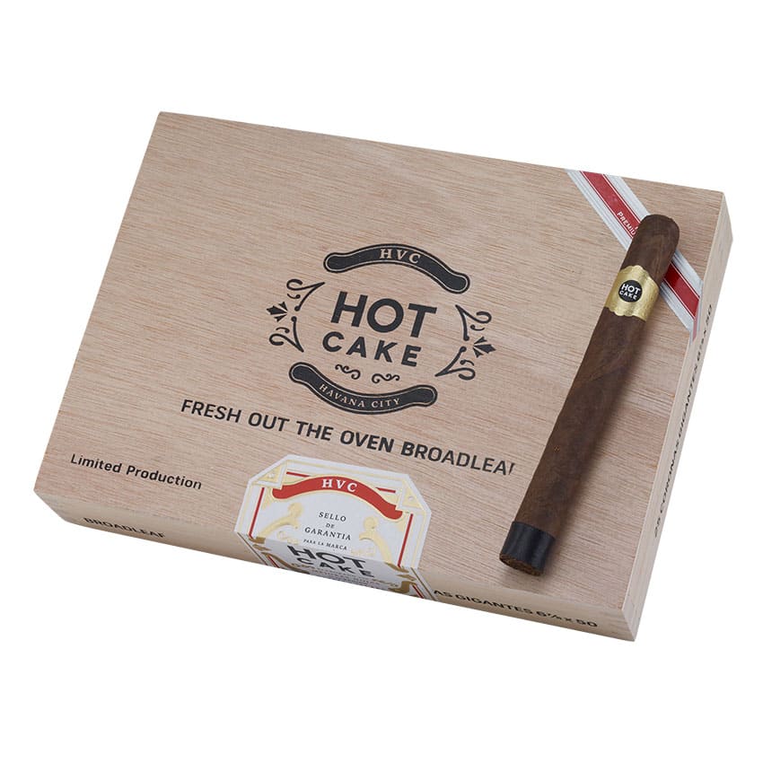 HVC Hot Cake Fresh Out of the Oven Coronas Gigantes Maduro | Gigante | Box of 25