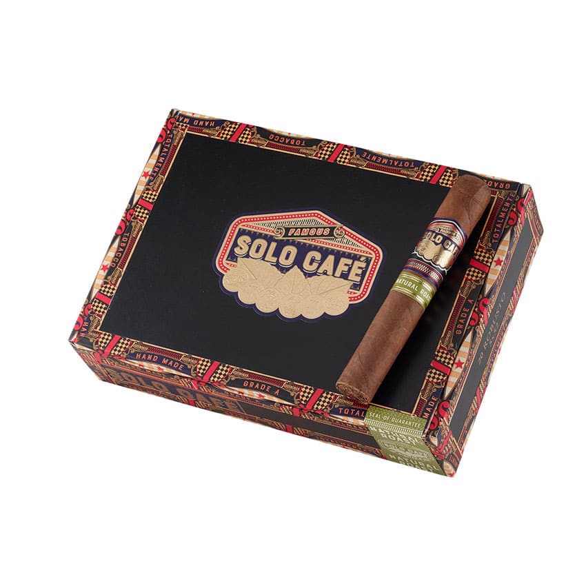 Solo Cafe Natural Robusto | Robusto | Box of 20