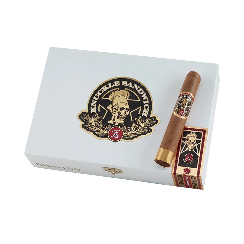 Espinosa Knuckle Sandwich Connecticut Robusto Natural | Robusto | Box of 20