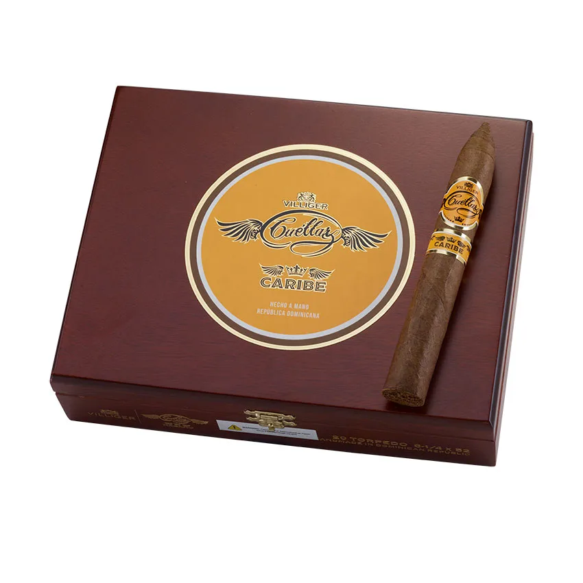 Villiger Cuellar Caribe Torpedo Natural | Torpedo | Box of 20