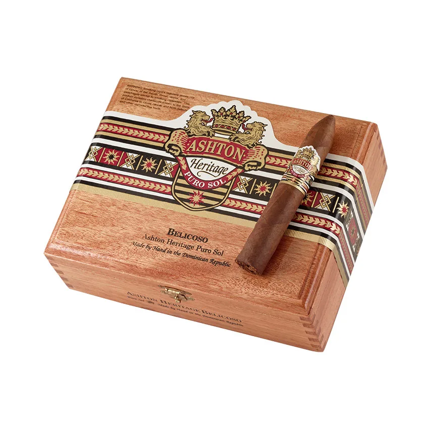 Ashton Heritage Puro Sol No. 2 Natural | Belicoso | Box of 25