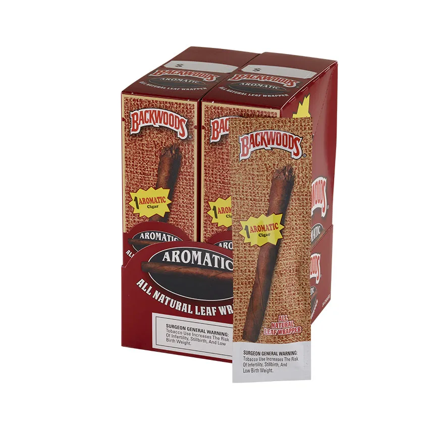 Backwoods Aromatic Natural | Small Cigar | Upright of 24