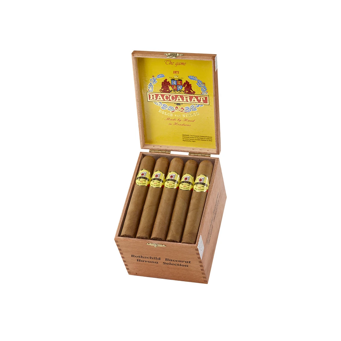 Baccarat Rothschild Natural | Robusto | Box of 25