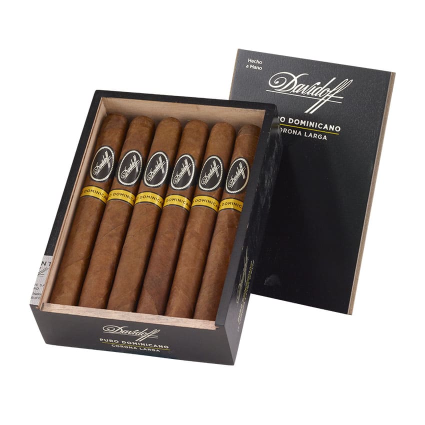 Davidoff Puro Dominicano Corona Larga Natural | Corona Extra | Box of 12