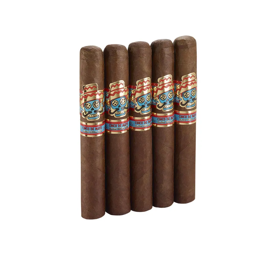 Rojas Street Tacos Cinco De Mayo 2026 Limited Edition Toro Dark Natural | Toro | Pack of 5