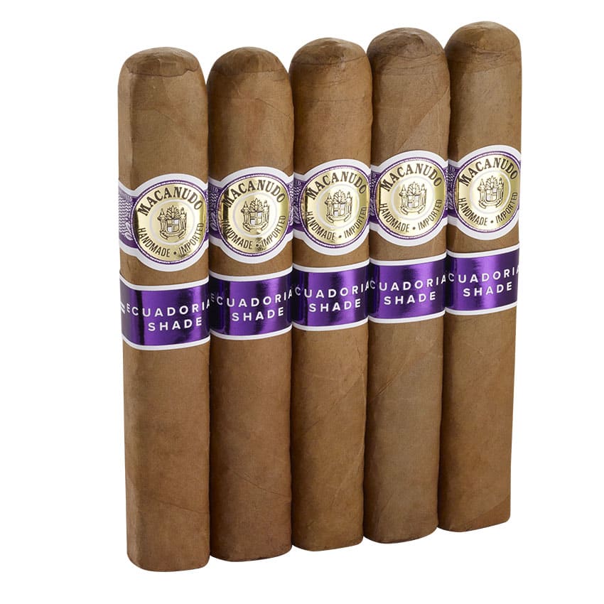 Macanudo Ecuadorian Shade Gigante Natural | Gordo | Pack of 5