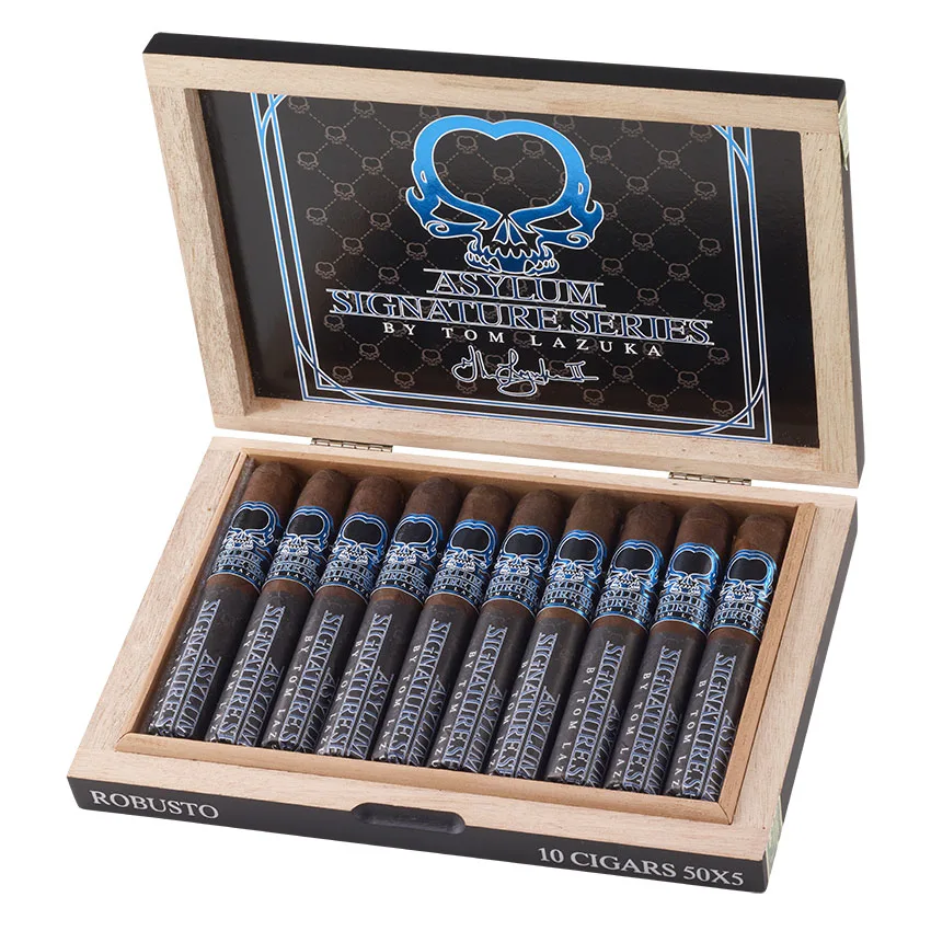 Asylum Signature Series by Tom Lazuka Robusto 5 x 50 Maduro | Robusto | Box of 10