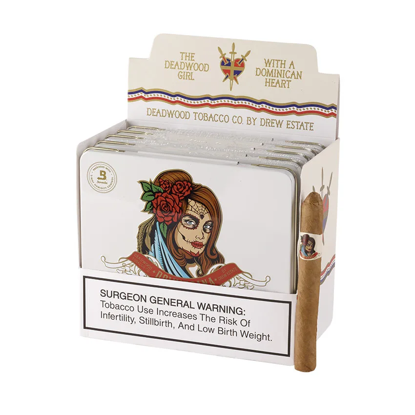 Drew Estate Deadwood Tobacco Dominicana Tins Natural | Cigarillo | Pack of 50
