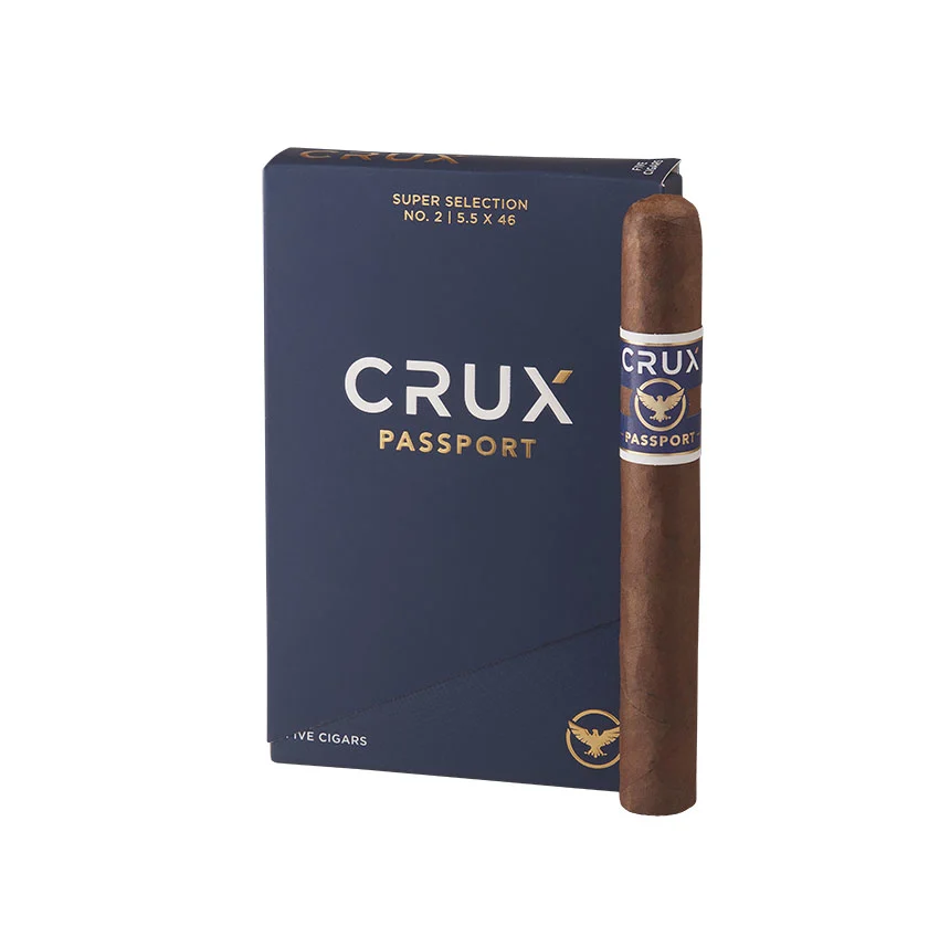 Crux Passport Super Selection No. 2 Dark Natural | Corona Gorda | Pack of 5