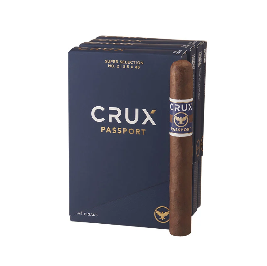 Crux Passport Super Selection No. 2 Dark Natural | Corona Gorda | Pack of 20