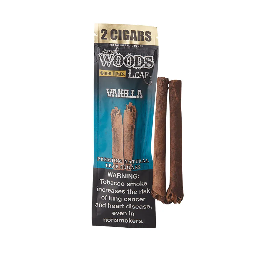 Good Times Sweet Woods Vanilla Natural | Cigarillo | Pack of 2