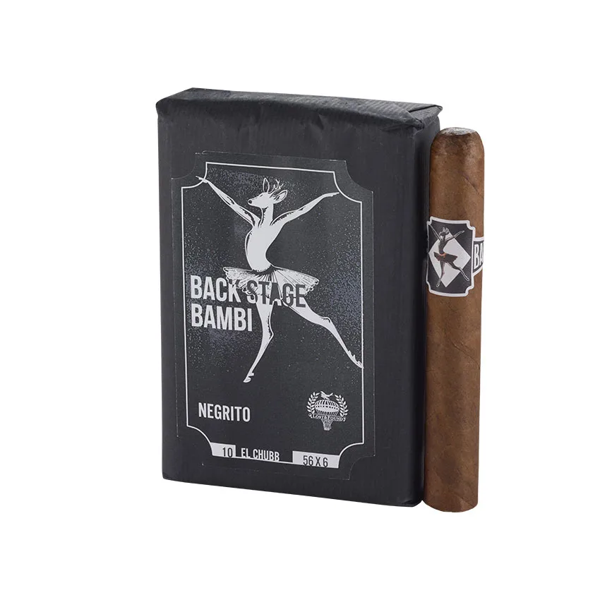 Caldwell Lost and Found Backstage Bambi Negrito El Chubb Maduro | Gran Toro | Bundle of 10