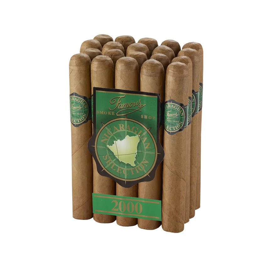 Famous Nicaraguan Selection Robusto Extra Long Natural | Robusto | Bundle of 20